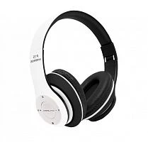 наушники полноразмерные орбита ot-erb41 (p15) бело-черные - гарнитура (bluetooth, fm, tf, aux)  фото