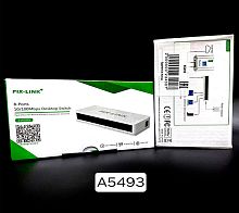 сетевой коммутатор 8 портов pix-link lv-sw08 концентратор сети, скорость 10/100 mbps  фото