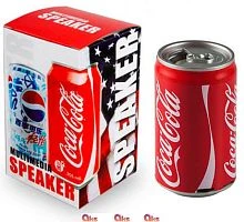 колонка портативная с bluetooth mp3 аудио-колонка coca cola (fm/usb/microsd/aux) сзу в комплекте!!!	  фото