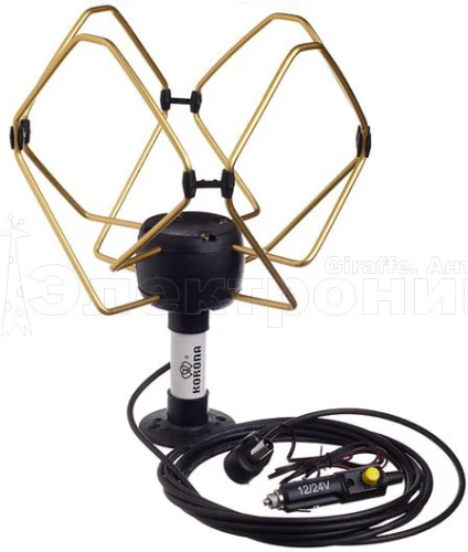 Антенна автомобильная "Корона"  с усилителем купить в г.Симферополь